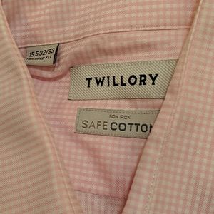 Twillory Dress Shirt Lot 4 15.5 Tailored Fit